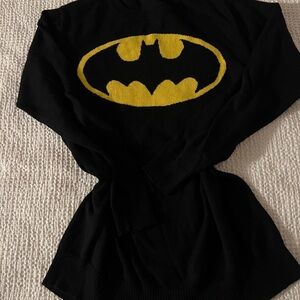 Batman Black and Yellow Knit Sweater